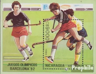 Produktbild von Briefmarken Nicaragua 1989 Mi Block186 (kompl.Ausg.) postfrisch Olympische Sommerspiele 92