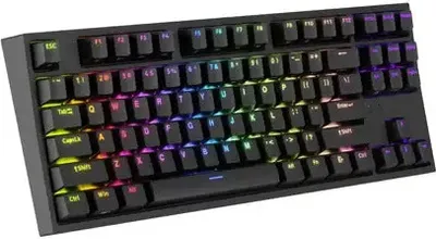 Produktbild von GENESIS Thor 404 TKL US Gateron Yellow, Kabelgebunden, USB, Mechanischer Switch, QWERTY, RGB-LED, Schwarz