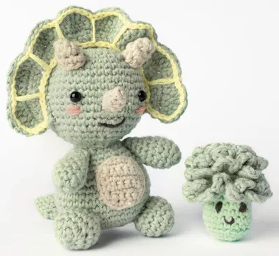 Obrázek produktu pro Sada na háčkování "Mini dinosaurus" od folia