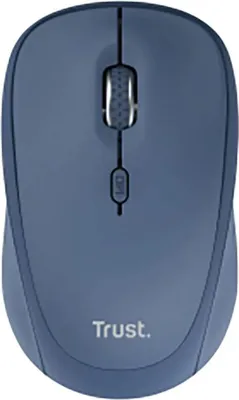 Zdjęcie produktu dla Trust Yvi+, Oburęczny, Optyczny, RF Wireless, 1600 DPI, Niebieski