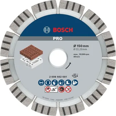 Produktbild von PRO Abrasive Diamanttrennscheibe, 150 x 22,23 mm