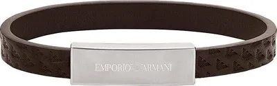 Produktbild von Armbanden   Leder Emporio Armani Silber   Kollektion  - mann
