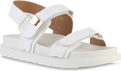 Produktbild von VAN HILL Damen Komfort Sandalen Bequeme Plateau Profil-Sohle Schuhe 841724, Farbe: Weiß, Größe: 41
