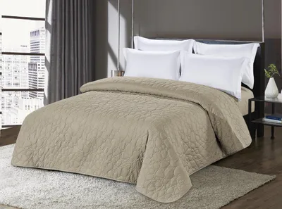 Produktbild von Beige Tagesdecke STONE Größe: 170 x 210 cm