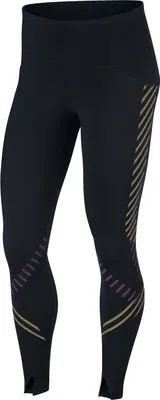 Produktbild von Nike W Nk Speed Tght 7_8 Runway Gx Black/Reflective Silv Xs