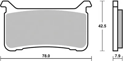 Immagine prodotto di Coppia pastiglie freno SBS mescola carbonio 947DC Racing per HONDA