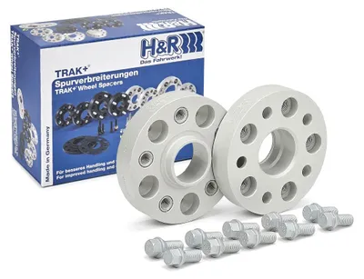 Immagine prodotto di H&R distanziatori ruota da 30 mm, piastra distanziatrice a 5 fori, passo 112 mm, per:
* VW Golf VII hatchback (5G1, BQ1, BE1, BE2)
* VW Golf VII Variant (BA5, BV5)
* VW T-Roc (A11)
* VW Touran