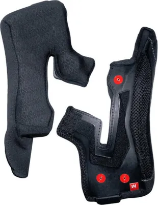 Produktbild von Schwarzes Kissenpaar CGM 333 ONYX Helm Größe XS