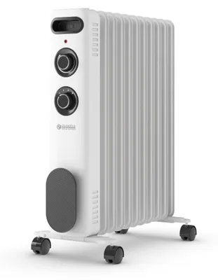 Productafbeelding van Olimpia Splendid CALDORAD S1 11, Elektrische olie radiator, Olie, Voor binnen gebruik, Vloer, Wit, Zwart, Draaibaar