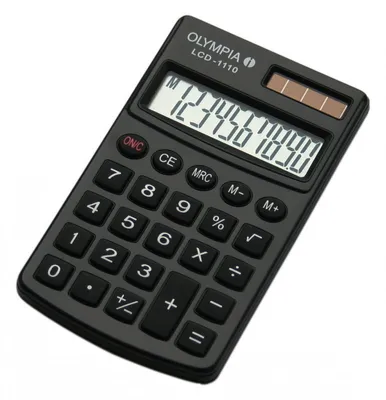 Produktbild von OLYMPIA LCD 1110 Taschenrechner, Schwarz