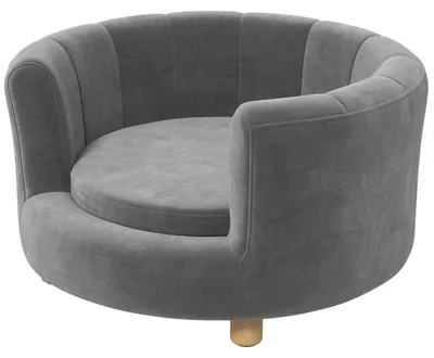 Immagine prodotto di Divano per cani di piccola taglia e gatti | Colore: Grigio | Dimensioni: 64x65x37 cm