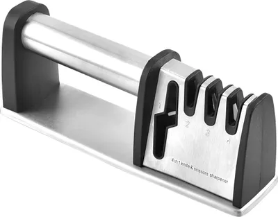 Obrázek produktu pro Bruska na nože 4v1 - Stříbrná pro dokonalé ostří KP35159
