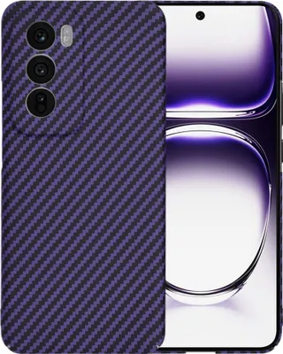 Produktbild von Techsuit Carbonite FiberShell Back Cover Hülle für Oppo Reno12 - Lila