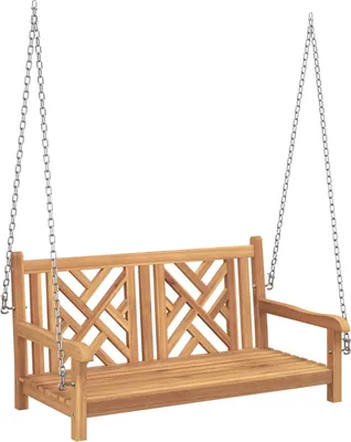 Produktbild von Gartenschaukelbank 114 x 60 x 64 cm Massivholz Teak