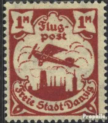 Produktbild von Briefmarken Danzig 1923 Mi 114 postfrisch Flugpost