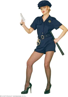 Produktbild von POLIZISTIN (Kleid, Gürtel, Hut) Gr. L