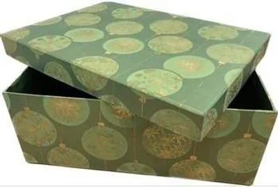 Zdjęcie produktu dla Pudełko ozdobne świąteczne na prezenty 36,5x26x14 cm