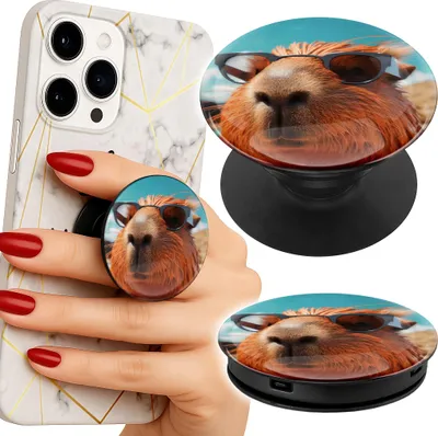Image de Porte-téléphone Finger Popsocket/Sweet Capibara Stand, Capibara