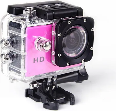 Obrázok produktu pre Akcia Podvodné fotoaparát Ultra HD vodeodolný Športové Široko- Angle Kit ružová