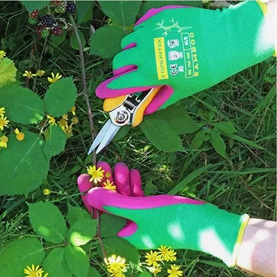 Produktbild von GRÜNTEK 2 Paar Gartenhandschuhe aus Bambusfasern Größe XL