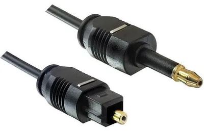 Obrázok produktu pre PremiumCord 3,5 mm mini Toslink, OD:2,2 mm, 2 m