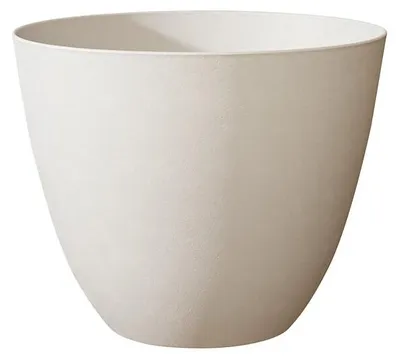 Image de Pot de fleur Element Rond - Calcaire - 26.2L