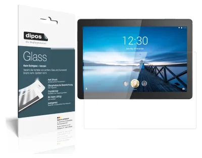 Produktbild von 2x Schutzfolie für Lenovo Tab M10 HD - Anti-Shock 9H Folie dipos Glass Kunststoffglas