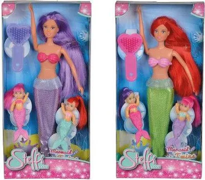 Zdjęcie produktu dla Simba Toys Mermaid Twins, Damski, 3 lat(a), Dziewczyna, Wielobarwny