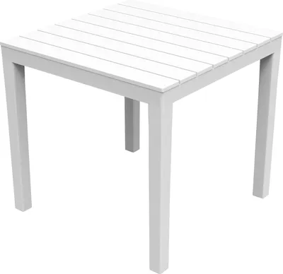 Produktbild von Außentisch - Weiß 78x78x72h cm