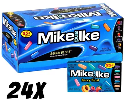 Produktbild von Mike and Ike Berry Blast 24 x 22g Vorratspack