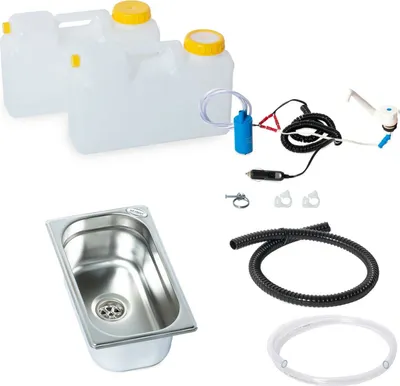 Immagine prodotto di set tecnologico lavabo da campeggio 12V kit lavello camper T4 T5 T6