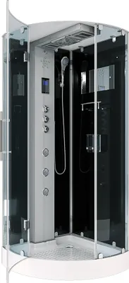Produktbild von AcquaVapore D37-23L3-EC Dusche Dampfdusche Duschtempel Duschkabine -Th. 100x100 MIT 2K Scheiben Versiegelung