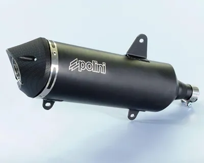 Zdjęcie produktu dla Tłumik POLINI - aluminiowy czarny pasuje do Peugeot