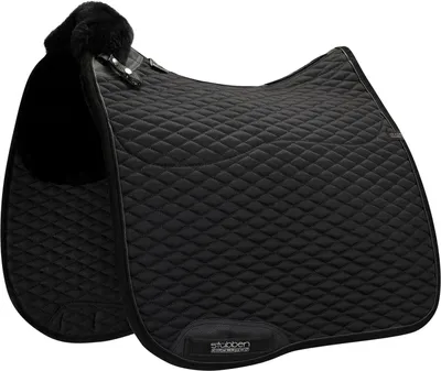 Produktbild von Stübben Schabracke Lammfell Streamline Dressurschabracke Schwarz L