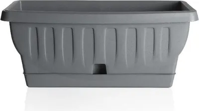 Obrázek produktu pro BAMA Truhlík Natura, šedá Množství: 1 ks, Rozměry: 40 cm