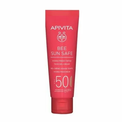 Produktbild von Apivita Bee Sun Hydra Fresh Getnte Gesichtsgelcreme Spf50 50ml