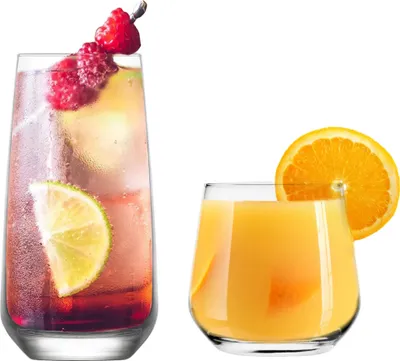 Produktbild von KONZEPT Gläser Set 12 Teilig, 6er Longdrinkgläser 480ml und 6er Trinkgläser 310ml, Glass