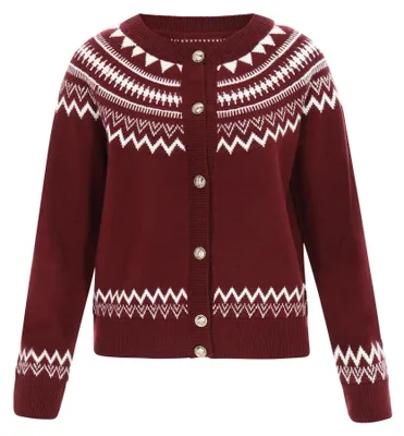 Produktbild von CALEY Damen Strickjacke - Mehrfarbig, XL/XXL