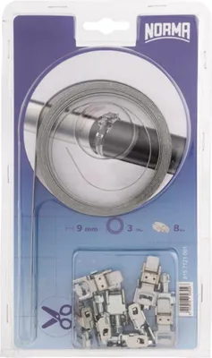 Zdjęcie produktu dla Taśma bezkońcowa Serratub ZESTAW 9 mm W2B, 3 m taśmy, 8 głowic