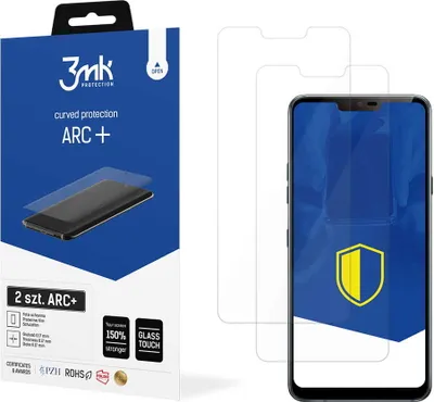 Produktbild von 3mk Display Schutzfolie ARC+ für LG K61/K61s  0,17mm Self-Heal (2 Stück)