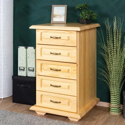Produktbild von Kommode Kiefer massiv Vollholz natur Pipilo 22 - Abmessung 88 x 53 x 54 cm (H x B x T)