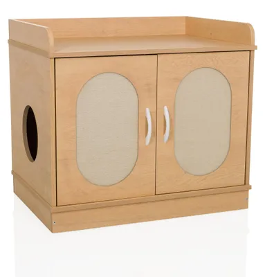 Obrázok produktu pre hjh LIVING Domček pre mačky KITTYHOME 2 Mačacia jaskyňa MDF, laminovaná
