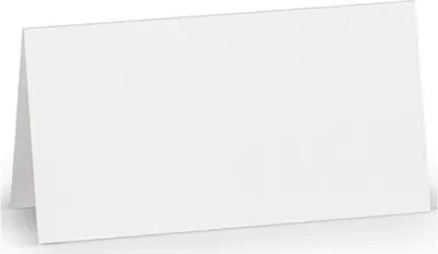 Produktbild von Tischkarte Paperado 10x10cm weiß RÖSSLER 16403009 220g