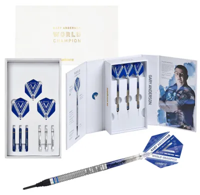 Produktbild von Unicorn Phase 5 World Champion Gary Anderson Soft Dart Presentation Box - 20g -- 1 Satz
