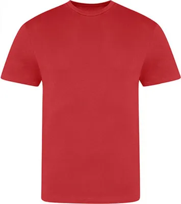 Produktbild von Just Ts JT100 | Herren Shirt The 100 T, Gekämmte, ringgesponnene Baumwolle - Farbe: Fire Red - Größe: S