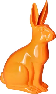 Produktbild von Gift Company Frau Schmidt Hase L neon orange 43,5cm