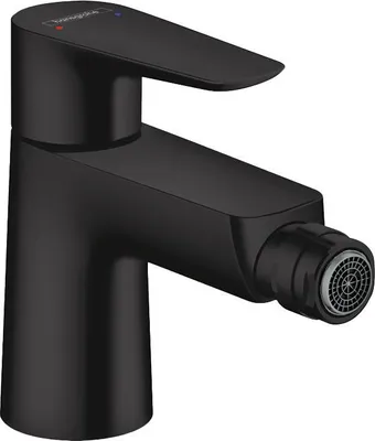 Produktbild von Bidetmischer Talis E mit Ablaufgarnitur G 1 1/4Zoll mattschwa mattschwarz