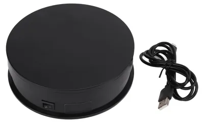 Obrázek produktu pro 15cm otočný prezentační stojan, elektrický otočný talíř s rozsahem 360 stupňů pro fotografické prezentace produktů