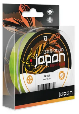 Produktbild von DELPHIN Monofil Delphin JAPAN Origin / Fluo gelb 0,181mm 2,91kg 200m
