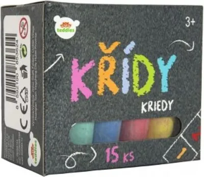 Obrázok produktu pre Farebné kriedy na chodník 15ks